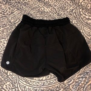 Lululemon Black Tracker V Shorts